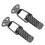 Carbon Fiber Bumper Quick Release Hook Lock 2 Pack 2