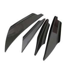Karbonfiber støtfanger foran Canards splittersett 4 stk