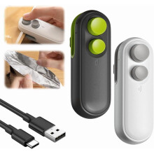 Mini sigillatrice portatile 2 in 1 con taglierina per fogli di plastica