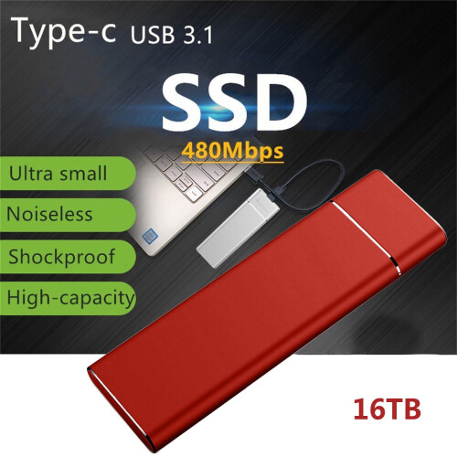Portable SSD Type-C External Drive 1TB