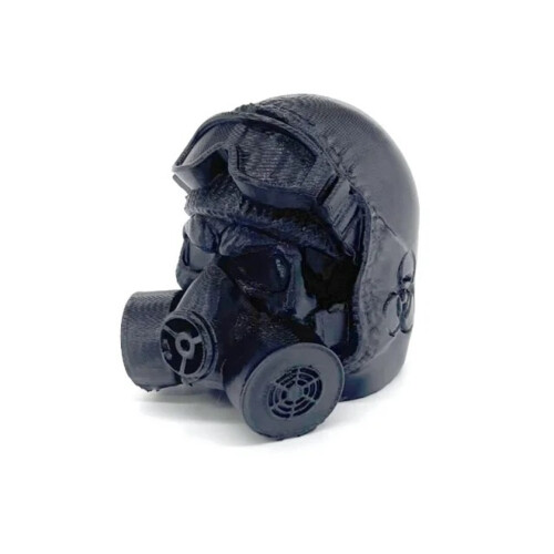 Dragkroksskydd 3D-tryckt rostfri gasmaskdesign 1 st