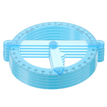 Zwenkarm gradenboog blauw plastic 360 graden 5 stuks