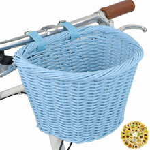 Panier à vélo pour enfants avec 50 autocollants tournesol
