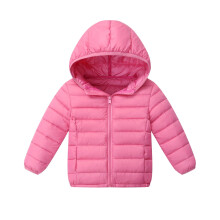 Abrigo acolchado de invierno para niño con capucha y bolsillos, talla 8-9 años.
