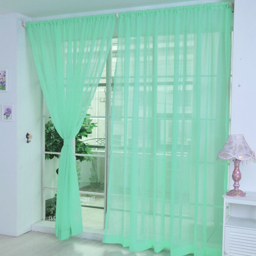 Κουρτίνα από τούλι με διαφανές πάνελ drape 1 τεμάχιο