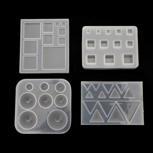 Geometrisk silikonform for smykkelaging