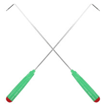 Atiçador de lareira resistente (2 peças)