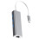USB-C Ethernet-adapter 1000 Mbps Grå 1 set 1