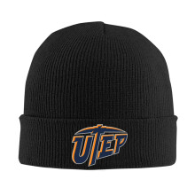 Berretto invernale caldo in maglia da minatore Utep