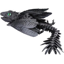 3D-utskriven drakefigur skrivbordsdekoration 1 st