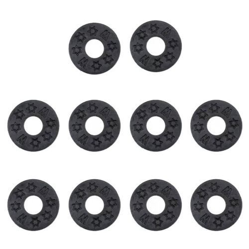 10 St. Gitarrrem Lås Gitarr Gummirem Lås Gitarrskydd Säker Säker Gitarrrem Lås för Elgitarr B