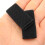 Black backpack elastic belt keepers 4 pcs 3