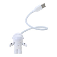 USB LED lampa na čítanie s flexibilným dizajnom astronauta, 1 balenie