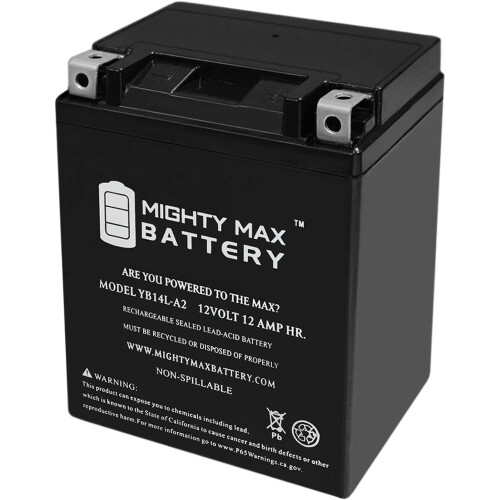 Batterie de remplacement Mighty Max YB14L-A2 12V12Ah AGM