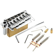 Guitar Tremolo Brug Snaren Elektrische Gitaar Brug Vervanging met Tremolo Systeem Zadel en Messing Blok voor Gitaar
