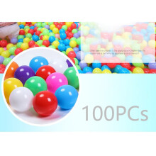 Havsbollar babyleksaker 5,5 cm mjuk plast 100 st