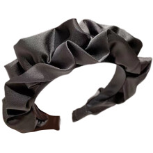 Bandeau en satin pour femme, accessoire de cheveux style vintage