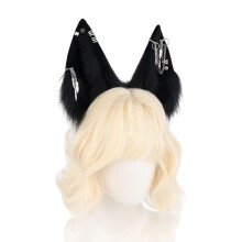 Serre-tête oreilles d'animaux en peluche douce pour cosplay