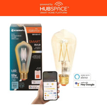 Lampadina LED Smart ST19Amber a luce bianca regolabile, equivalente a 60W