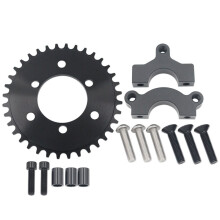 CNC Aluminum 36T Sprocket with 1.5" Adapter for 60cc 66cc 80cc Motorized Bicycle Accessories