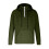 Herre ensfarget langermet hettegenser i polyester, 1 stk. 4