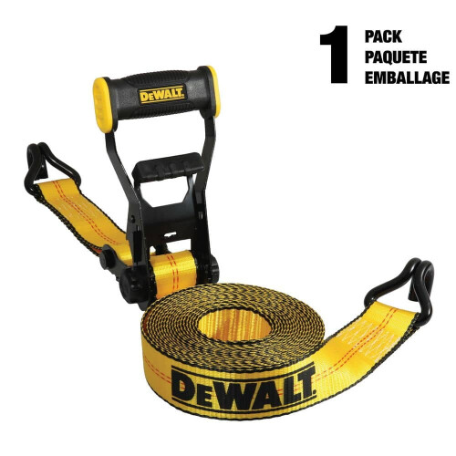 Curea de fixare cu clichet, rezistentă, 2 in x 27 ft