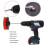 Adaptador de Bit Hexagonal com Mecanismo de Liberação Rápida M14 de 140mm para Ferramentas Elétricas Extensor de Chave de Poder 4