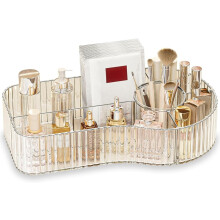 Transparante acryl make-up organizer met 5 vakken