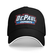 Boné de beisebol unissex da Universidade DePaul, estilo casual.