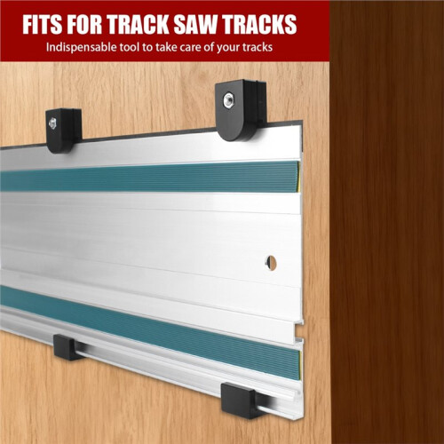2Pc Track Rack for Guide Rail Guide Rail Holders for Track Saw Guide Organizer 2