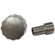 Watch Crown Parts 7.5MM Crown with 2.5x3.5MM Tube Female Thread for   600 Collection Watches Accessories B