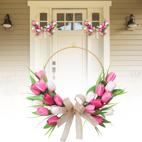 Osterbaumschmuck, Frühlingskränze für Tür oder Wand