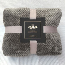 Zachte, warme fleece deken met ruitpatroon, 150x200 cm