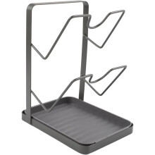 Pannendekselhouder met lepelhouder (2 stuks)