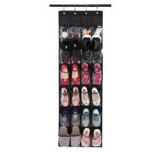 Over-the-Door Shoe Organizer Mesh 24 Pockets 162x49cm