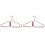 Foldable Hangers Portable Collapsible2Pcs 1
