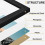 Picture Frames Collage Set Black 10 Pack 4x6 5x7 8x10 5