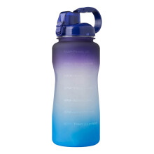 Garrafa de água sem BPA com canudo, 2200ml