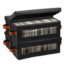 DVD-opbergdoos met vensterdeksel en handvat (4 stuks)