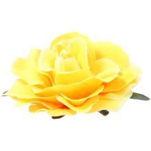 Ensemble de pinces à cheveux en tissu rose jaune pour femmes