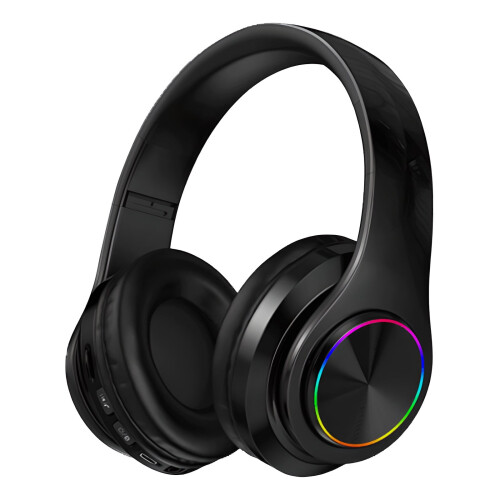 Casque sans fil supra-auriculaire pliable Bluetooth 5.0 avec