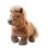 Cheval en peluche interactif avec sons et mouvements, marron 1