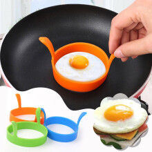 Cercles à œufs en silicone antiadhésifs pour crêpes, lot de 3