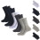 Herrtermosockor i bomull, 5-pack, vita, en storlek 1