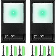 Panneau de commande filaire de remplacement pour ouvre-porte de garage (2 pièces)