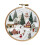 Christmas embroidery kit with hoop and threads, 1 set 2