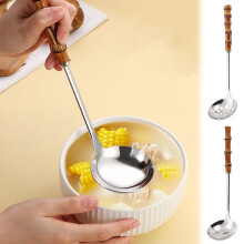 Stainless Steel Slotted Spoon with Handle