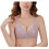 Dame-BH med frontlukning i blonde, plus size 4