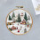 Christmas embroidery kit with hoop and threads, 1 set 7