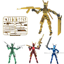 Set di action figure T13 stampate in 3D con articolazioni multiple
